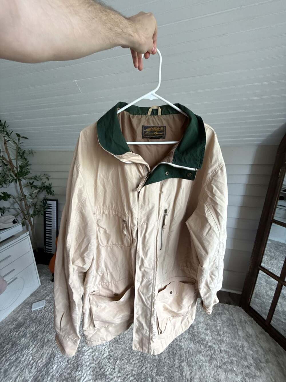 Vintage Eddie Bauer Outdoor Tech Jacket Tall Mens XL